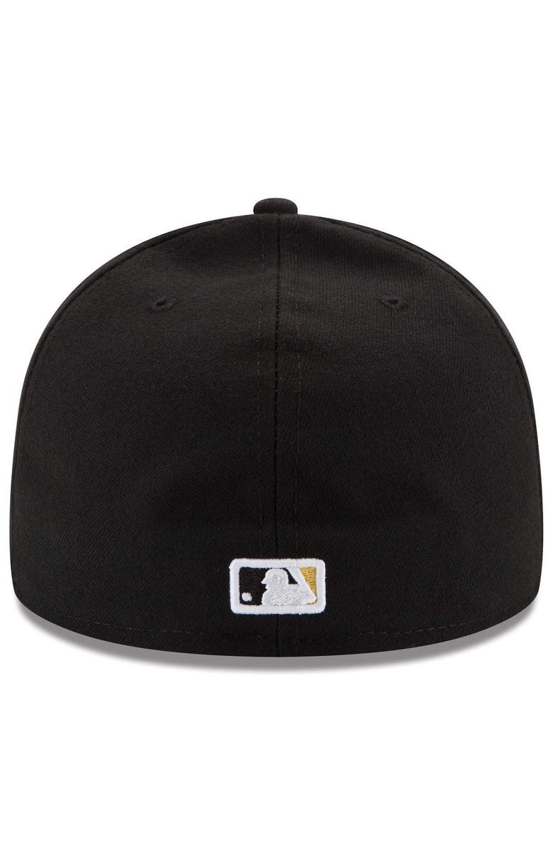 New Era Men's New Era Black Pittsburgh Pirates Alternate Authentic Collection On-Field 59FIFTY Fitted Hat, Alternate, color, Black