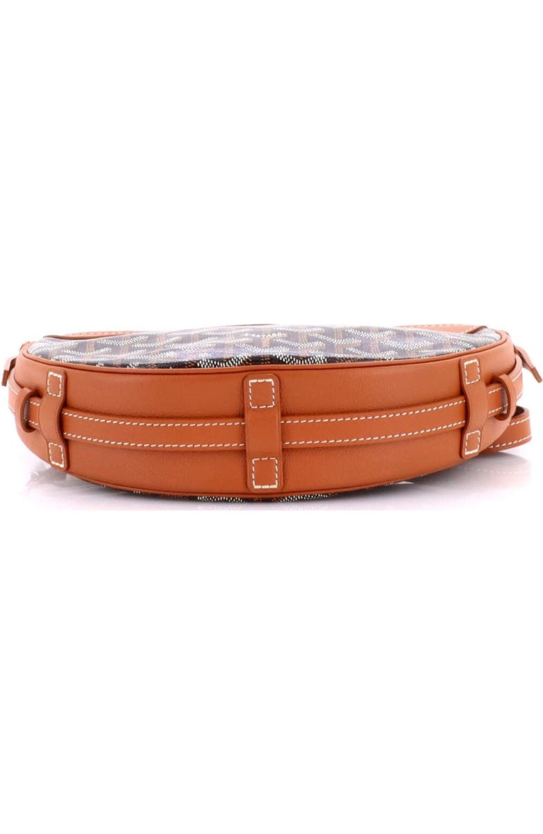 Pre-Owned Goyard Hirondelle Shoulder Bag Coated Canvas and Leather, Alternate, color, Brown