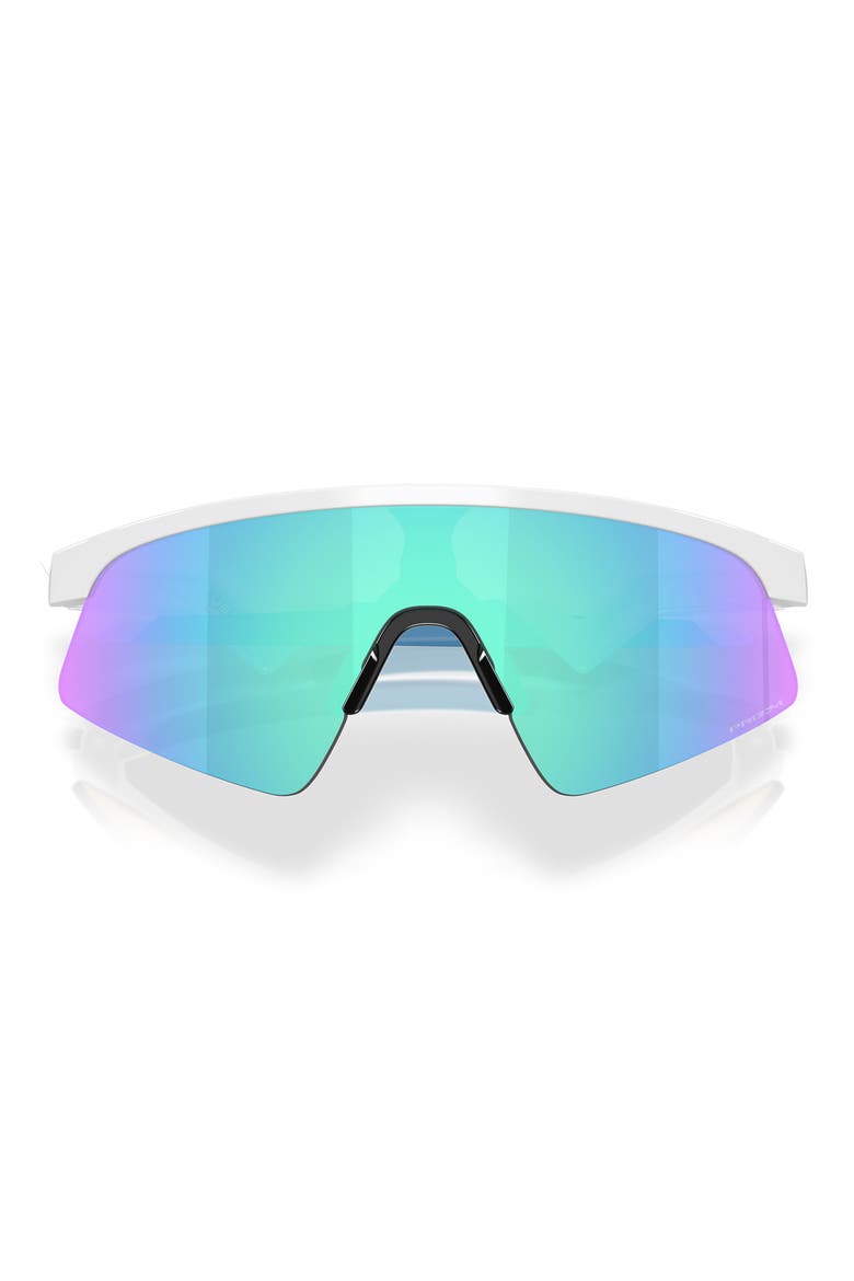 Prizm™ Everyday 28mm Rectangular Sunglasses, Alternate, color, POLISHED WHITE / SAPPHIRE