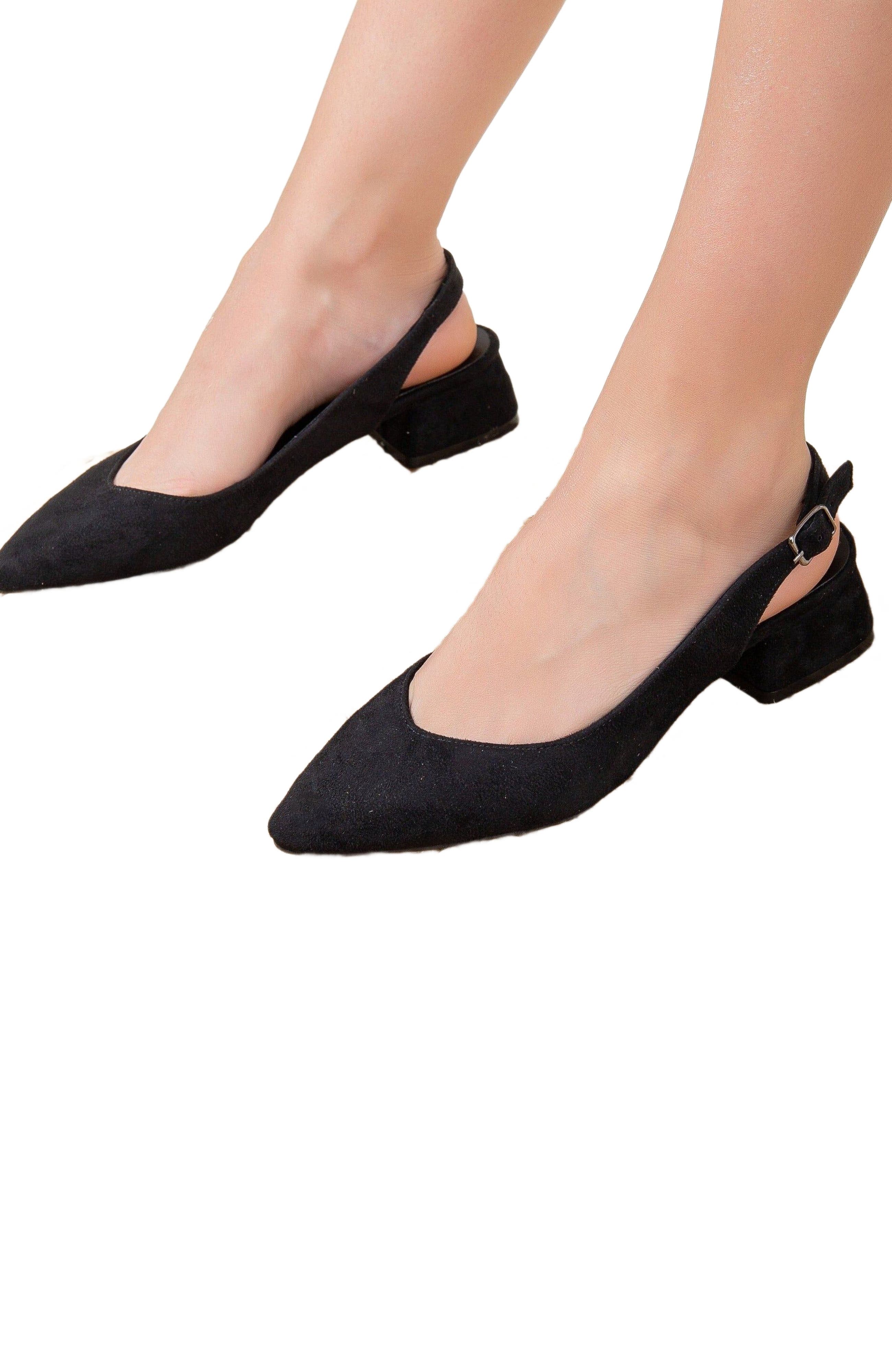 Forever 
Always Shoes Emma Slingback Flat Heels, Alternate, color, 