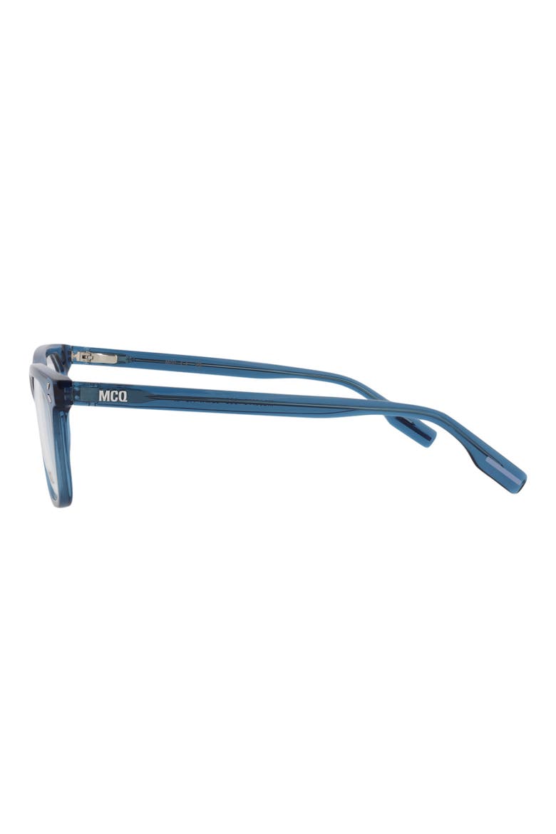52mm Rectangle Optical Frames, Alternate, color, BLUE BLUE TRANSPARENT
