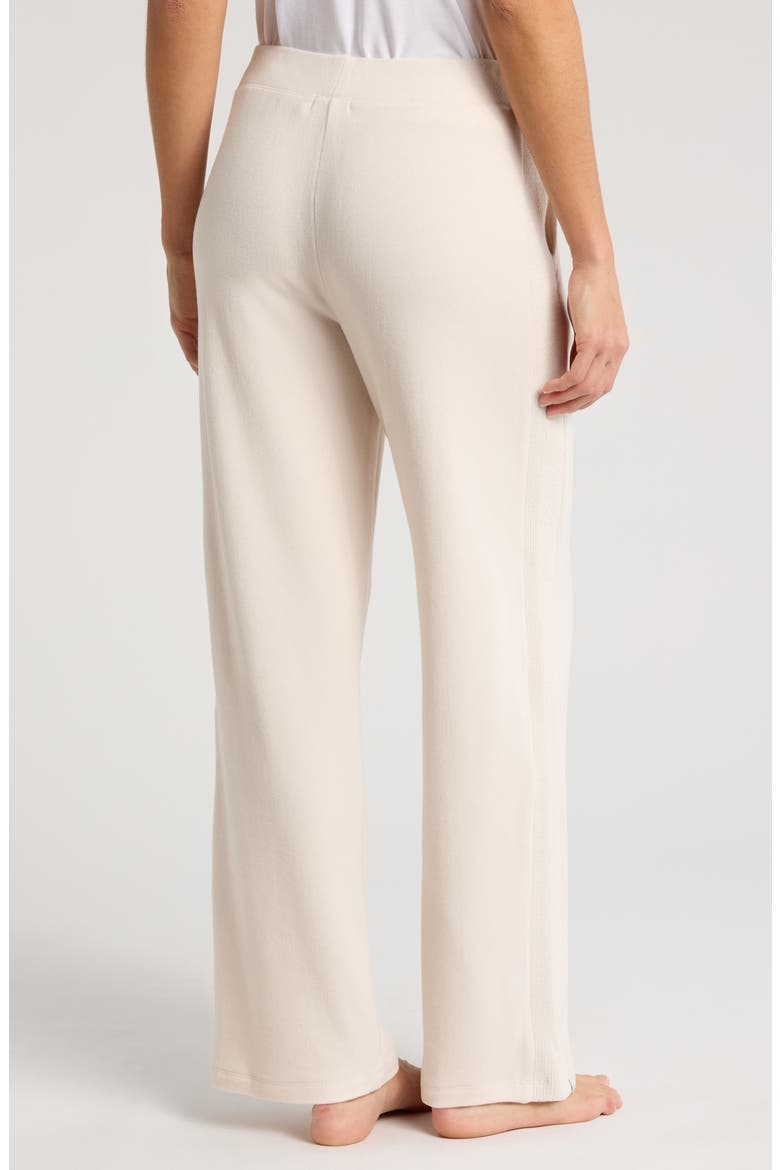 Malibu Collection® Brushed Fleece Track Pants, Alternate, color, SAND DUNE
