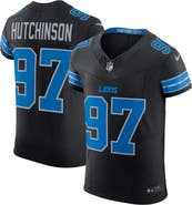 Nike Men's Nike Aidan Hutchinson Black Detroit Lions Alternate Vapor F.U.S.E. Elite Jersey