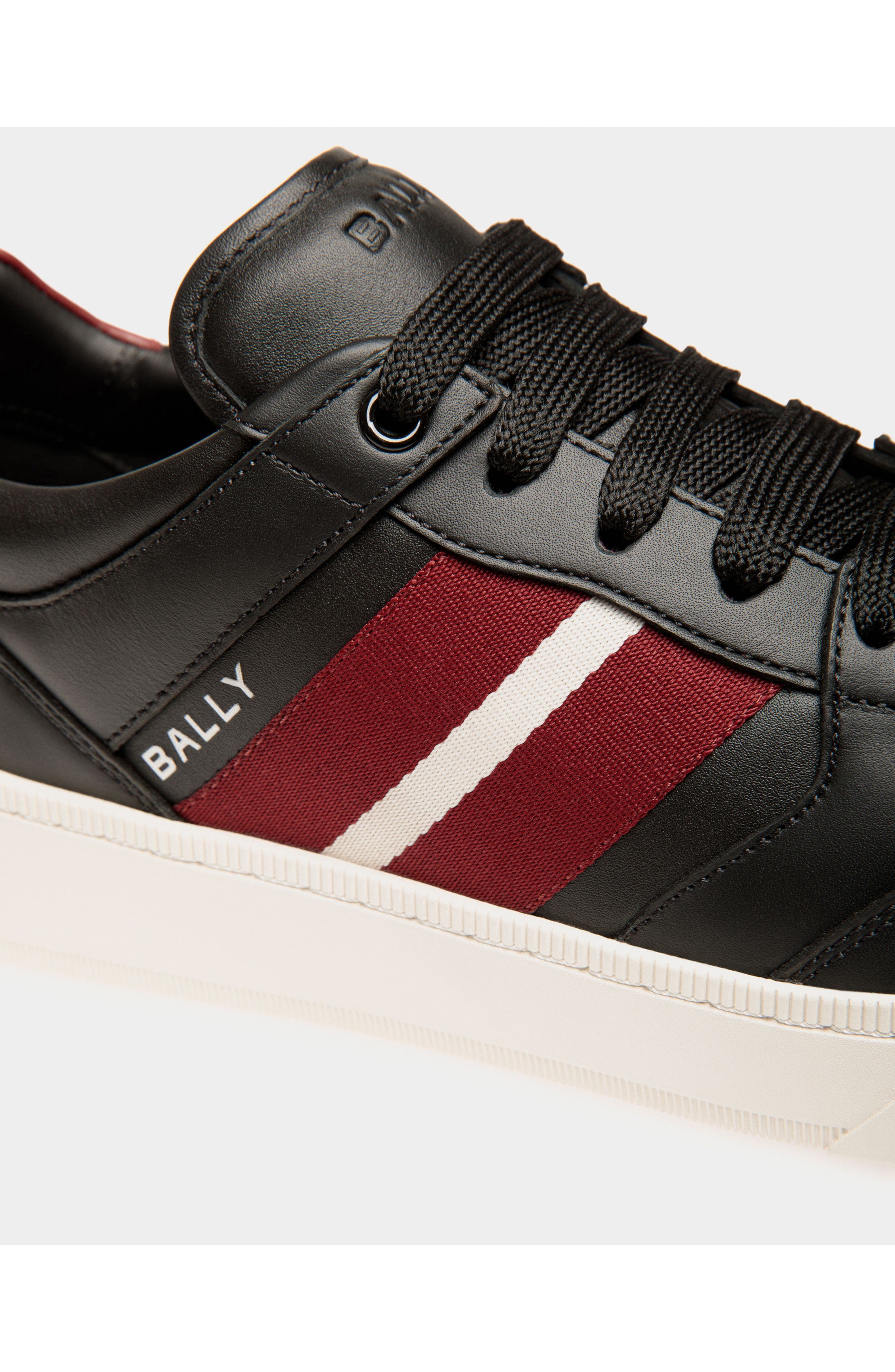 Bally Raise Sneaker In Plain Calf Leather, Alternate, color, 