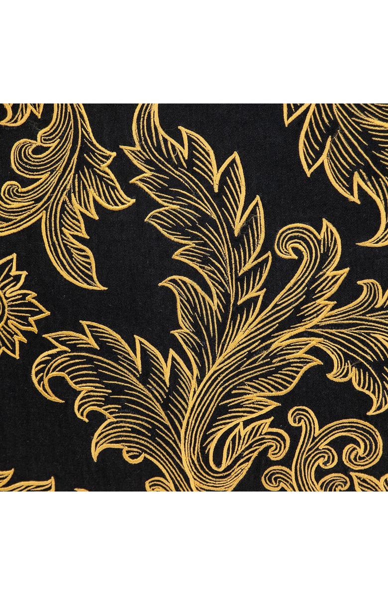 PARKLAND COLLECTION Mertha Black Throw Pillow, Alternate, color, Black