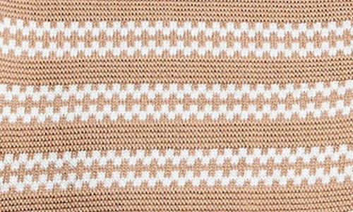 Ben Sherman Stripe Jacquard Polo In Sand