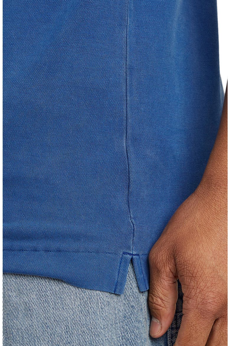Dunda Slim Fit Overdye Piqué Polo, Alternate, color, PILOT GD