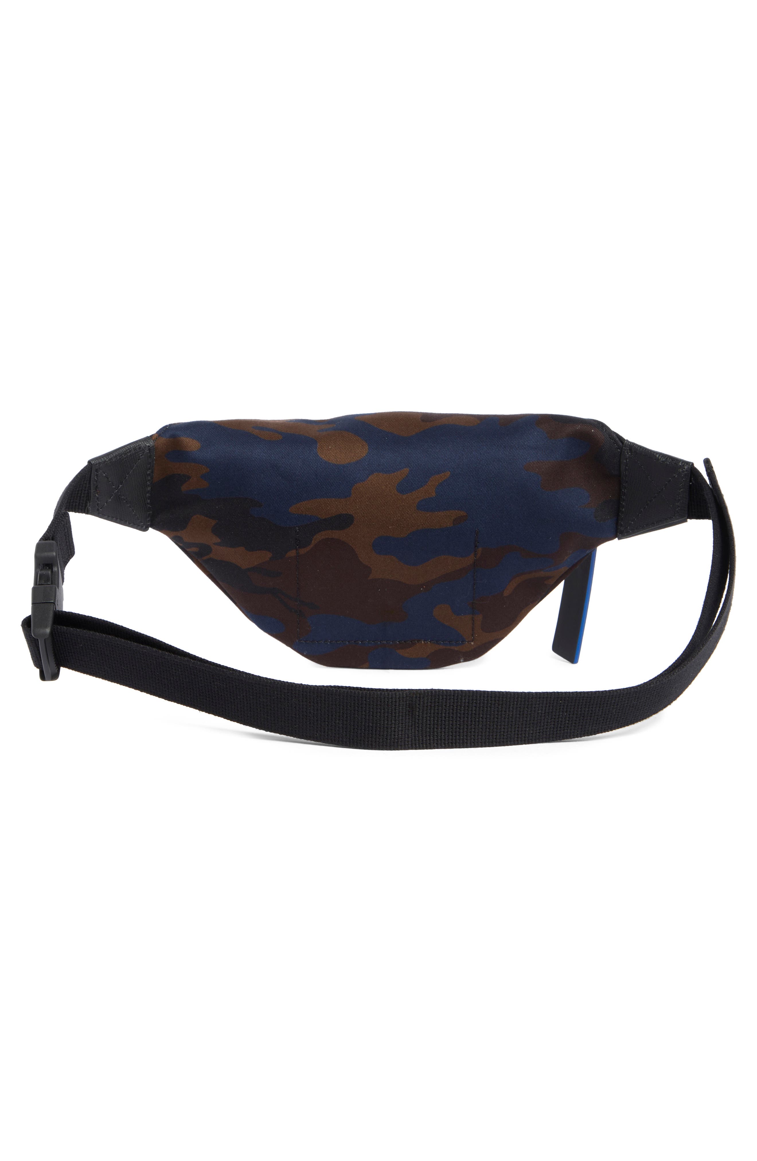 Longchamp Camo Belt Bag, Alternate, color, Navy