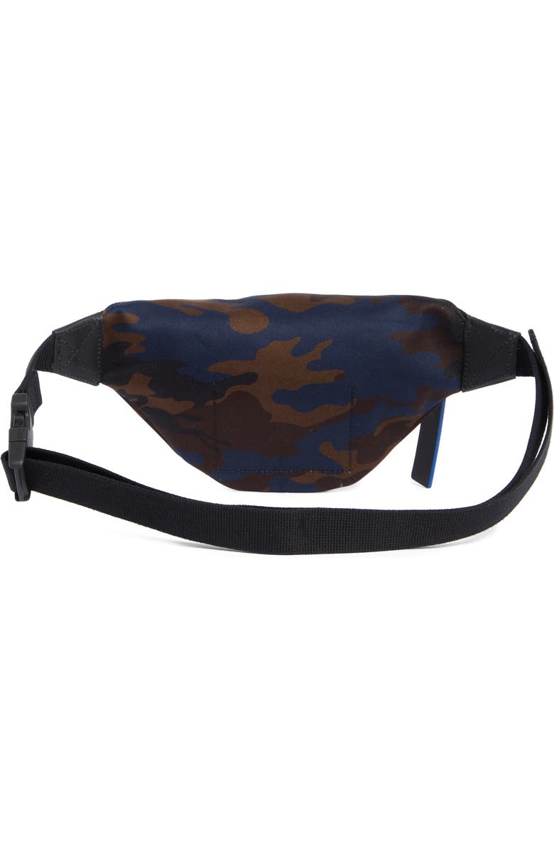 Longchamp Camo Belt Bag, Alternate, color, Navy