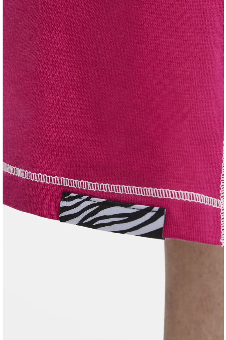 Sportswear Icon Clash Maxi Dress, Alternate, color, FIREBERRY/ WHITE
