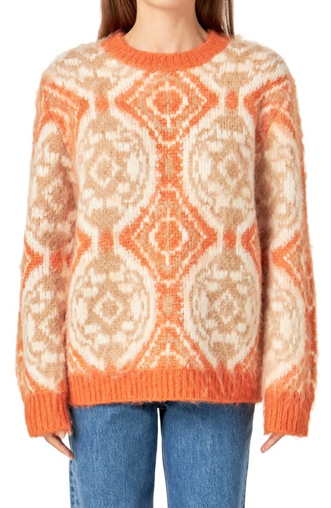 Medallion Crewneck Sweater