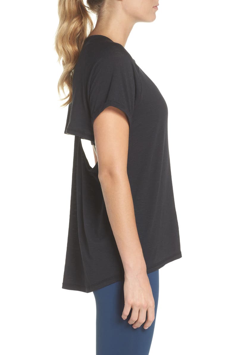 Zella Back It Up Slub Tee, Alternate, color, 