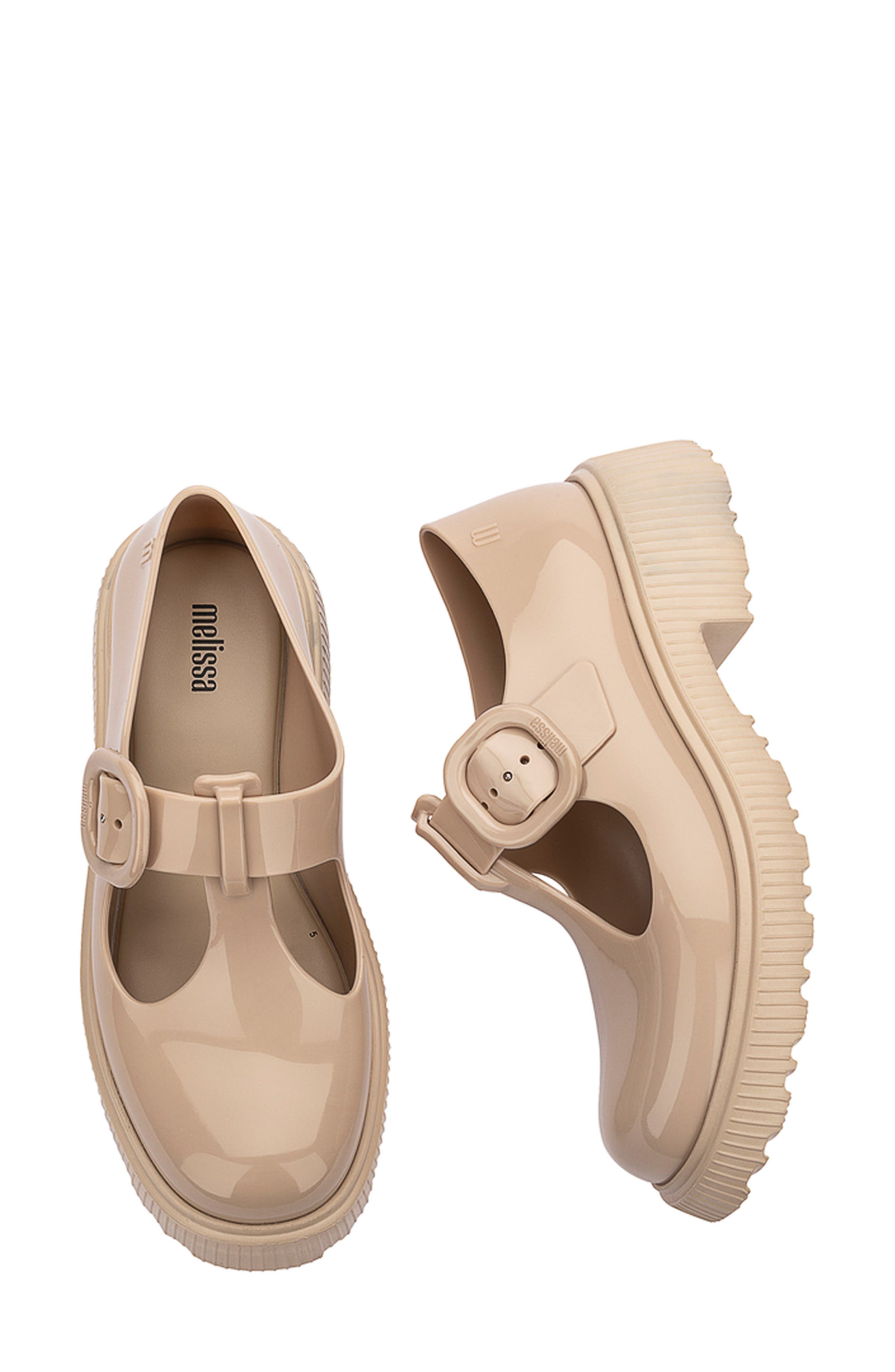 Jackie Platform Mary Jane, Alternate, color, BEIGE