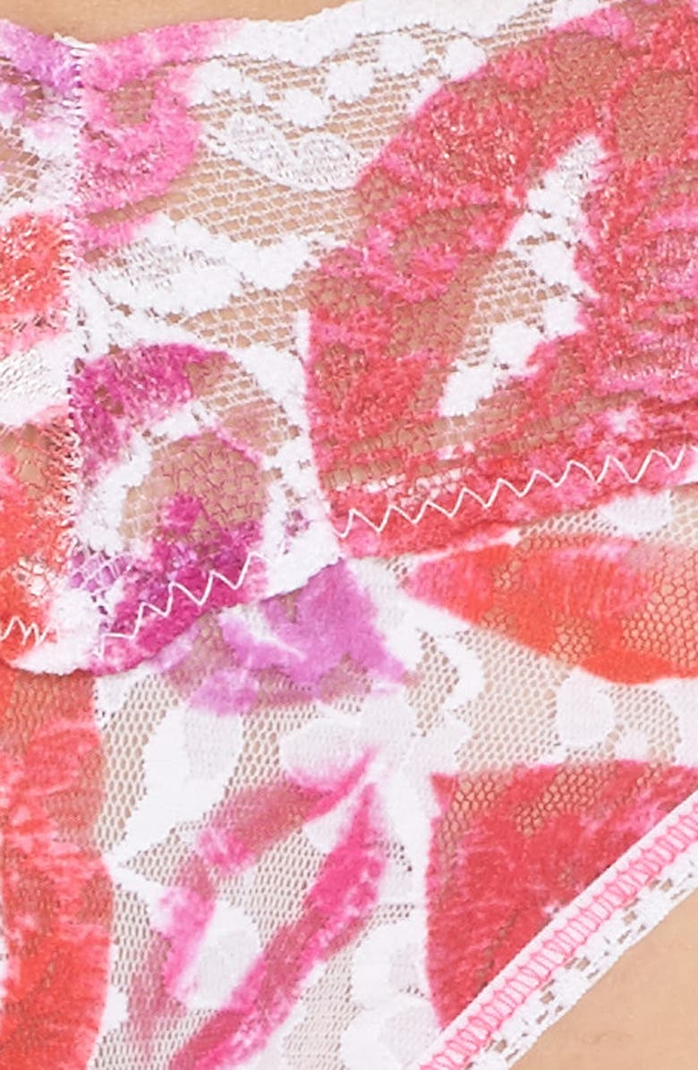 Hanky Panky Valentines Original Rise Thong, Alternate, color, Red Kisses