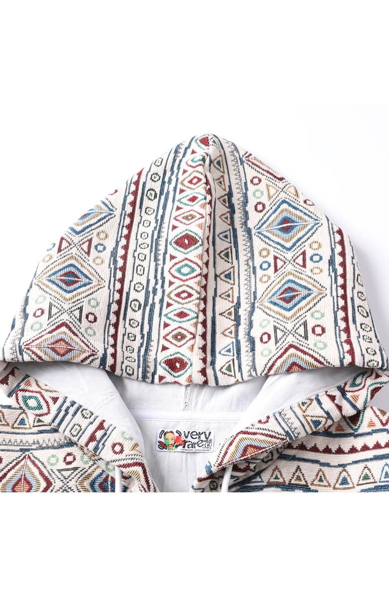 VERYRARE Tribal Pattern Hoodie, Alternate, color, Grey
