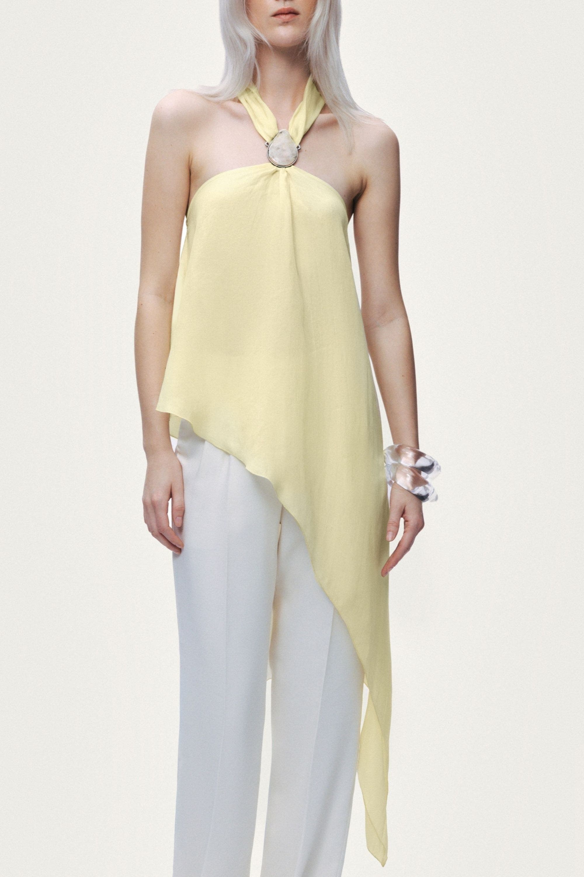 Sleeveless Halter Blouse - image 2