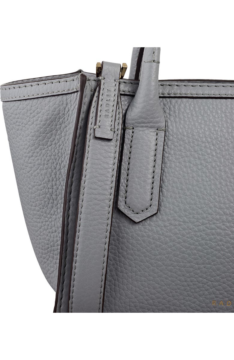 Radley The Amelie Small Ziptop Satchel Bag, Alternate, color, Steel