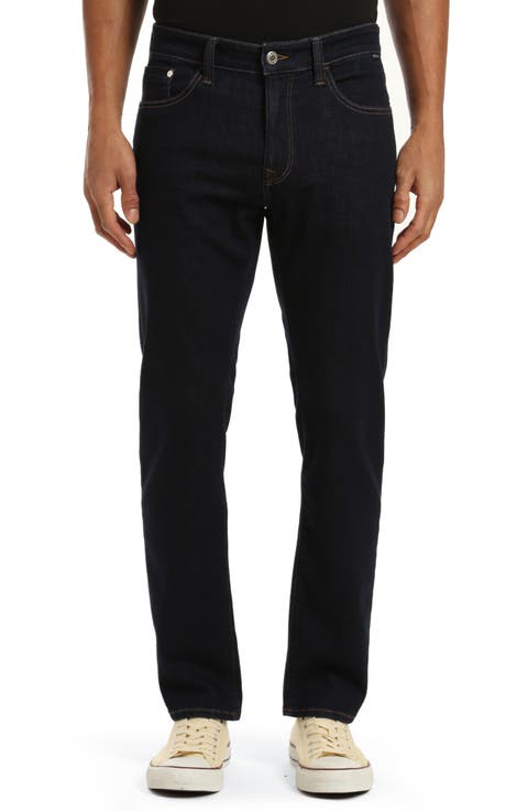 Zach Straight Leg Jeans (Rinse Feather Blue)