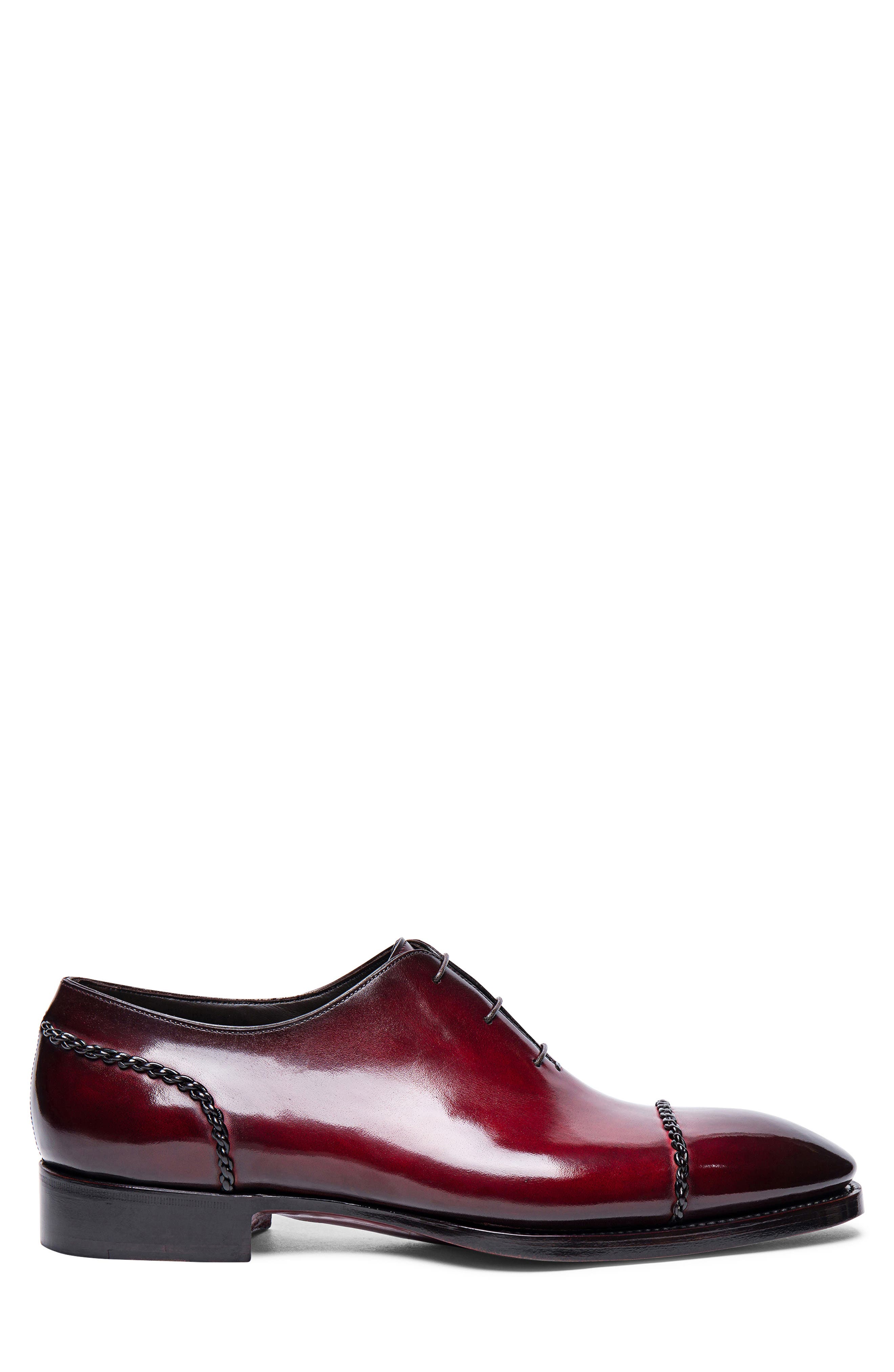 Santoni Pierce Cap Toe Oxford, Alternate, color, 