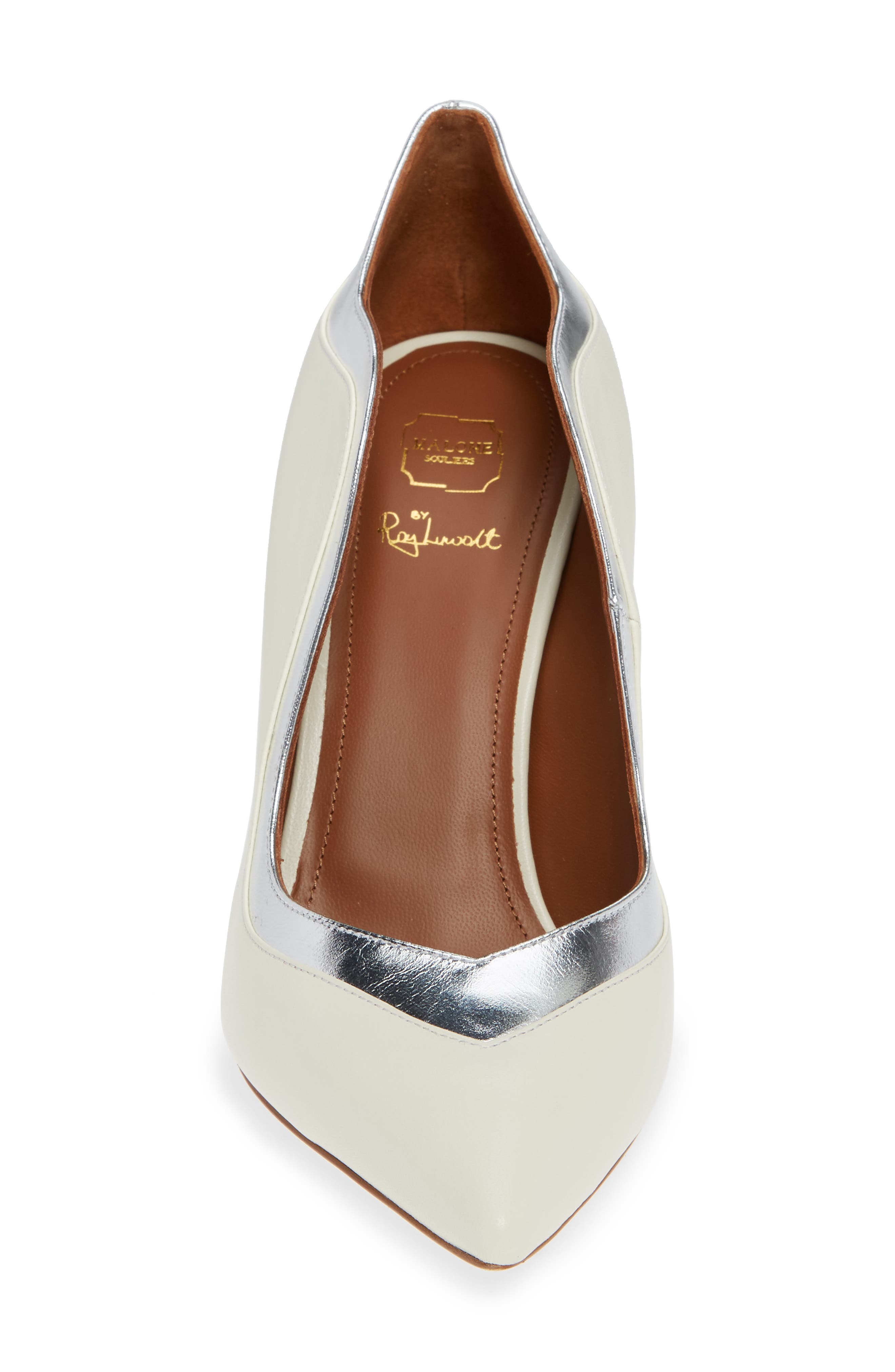 Malone Souliers Penelope Wave Pointy Toe Pump, Alternate, color, 