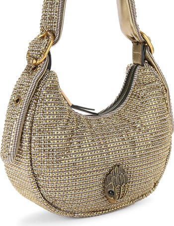 Kensington Croc-Embossed Leather Convertible Shoulder Bag
