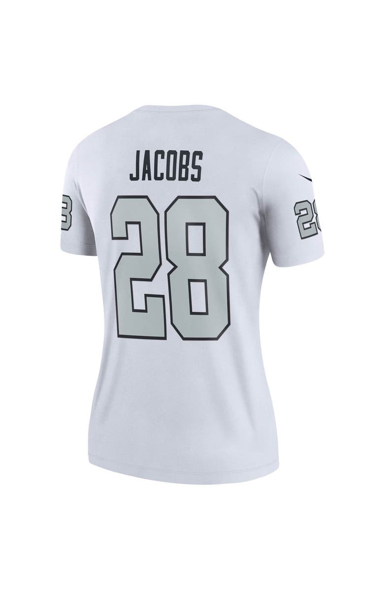 Nike Women's Nike Josh Jacobs White Las Vegas Raiders Color Rush Legend Player Jersey, Alternate, color, 