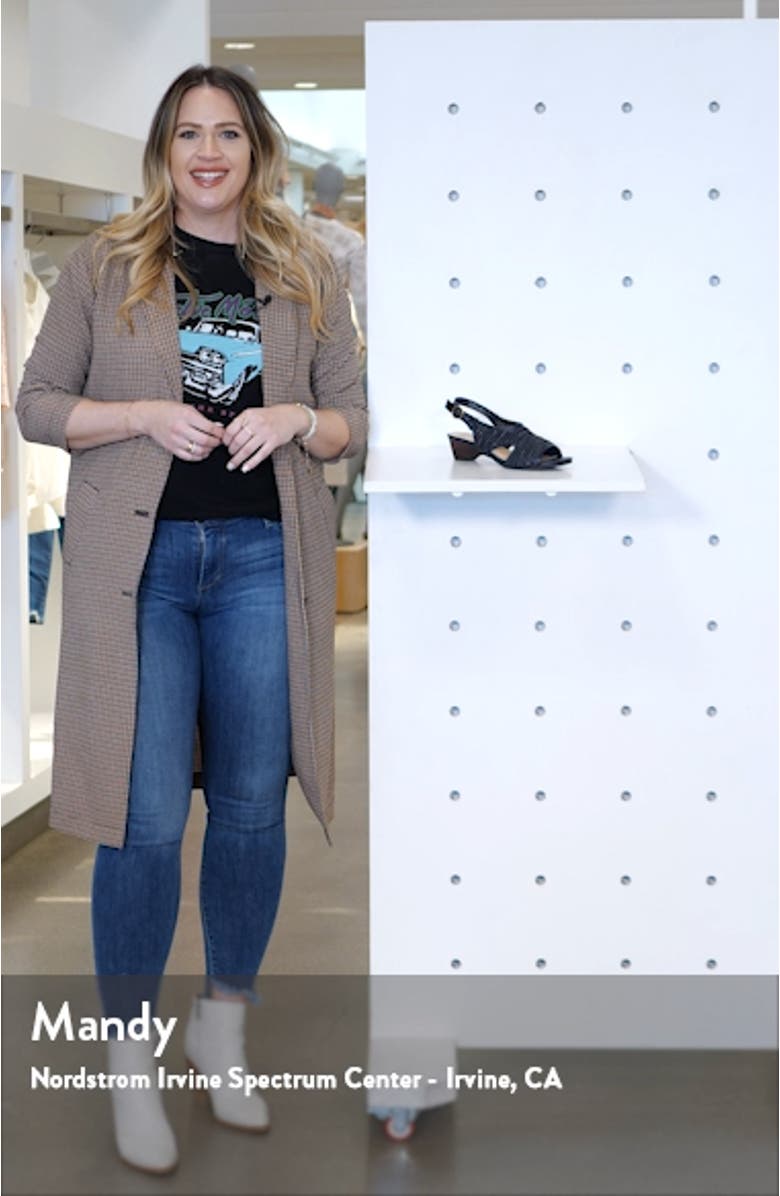 Justine II Slingback Sandal, sales video thumbnail