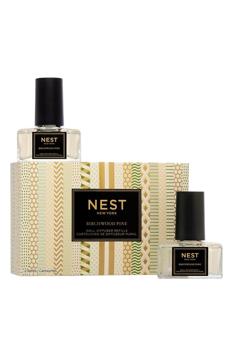 NEST New York Wall Diffuser Refill Set, Main, color, Birchwood Pine