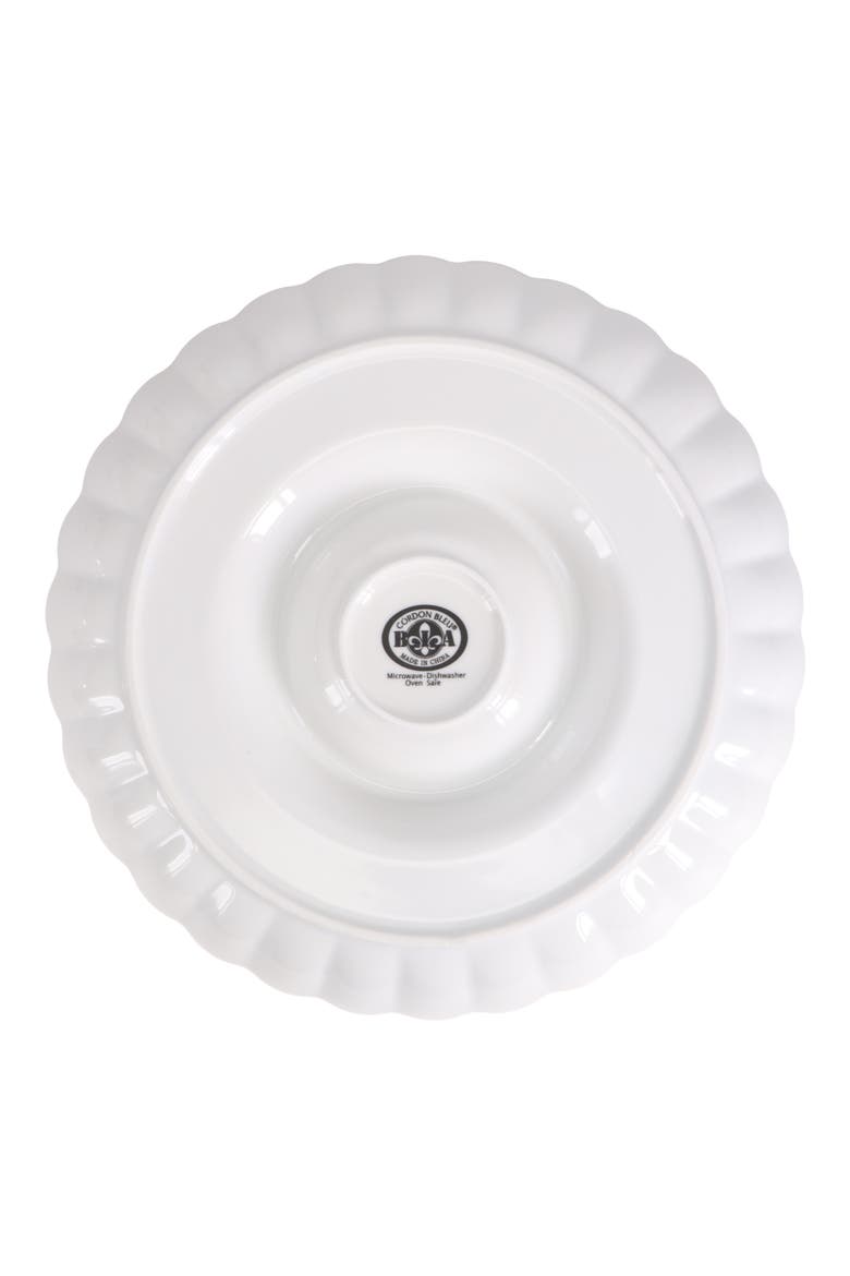 Petal Set of 2 Chip-N-Dip Bowl Set, Alternate, color, WHITE