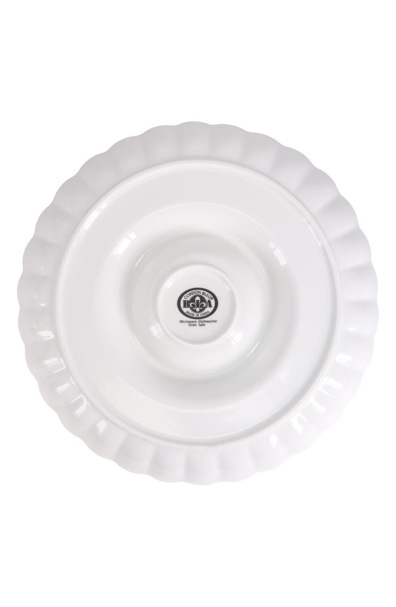 BIA Cordon Bleu Petal Set of 2 Chip-N-Dip Bowl Set, Alternate, color, White