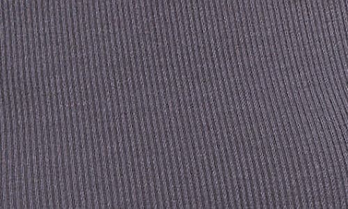 Barefoot Dreams Malibu Collection Ultra Soft Rib Cropped Tee In Carbon