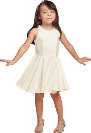 Un Deux Trois Textured Stretch Racerback Dress