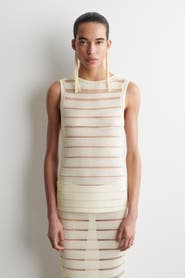 COS Ladder-stitch Knitted Top