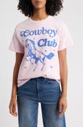 Junk Food Cowboy Club Cotton Graphic T-Shirt