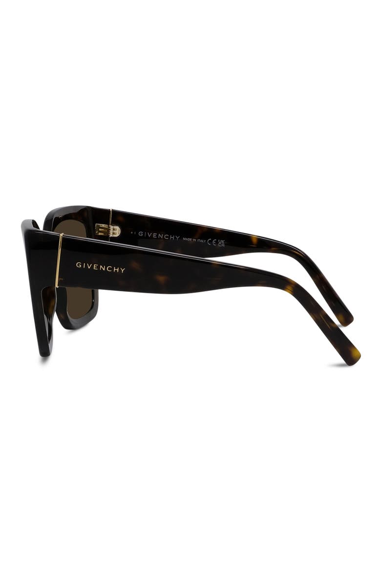 Bold 53mm Square Sunglasses, Alternate, color, DARK HAVANA / BROWN