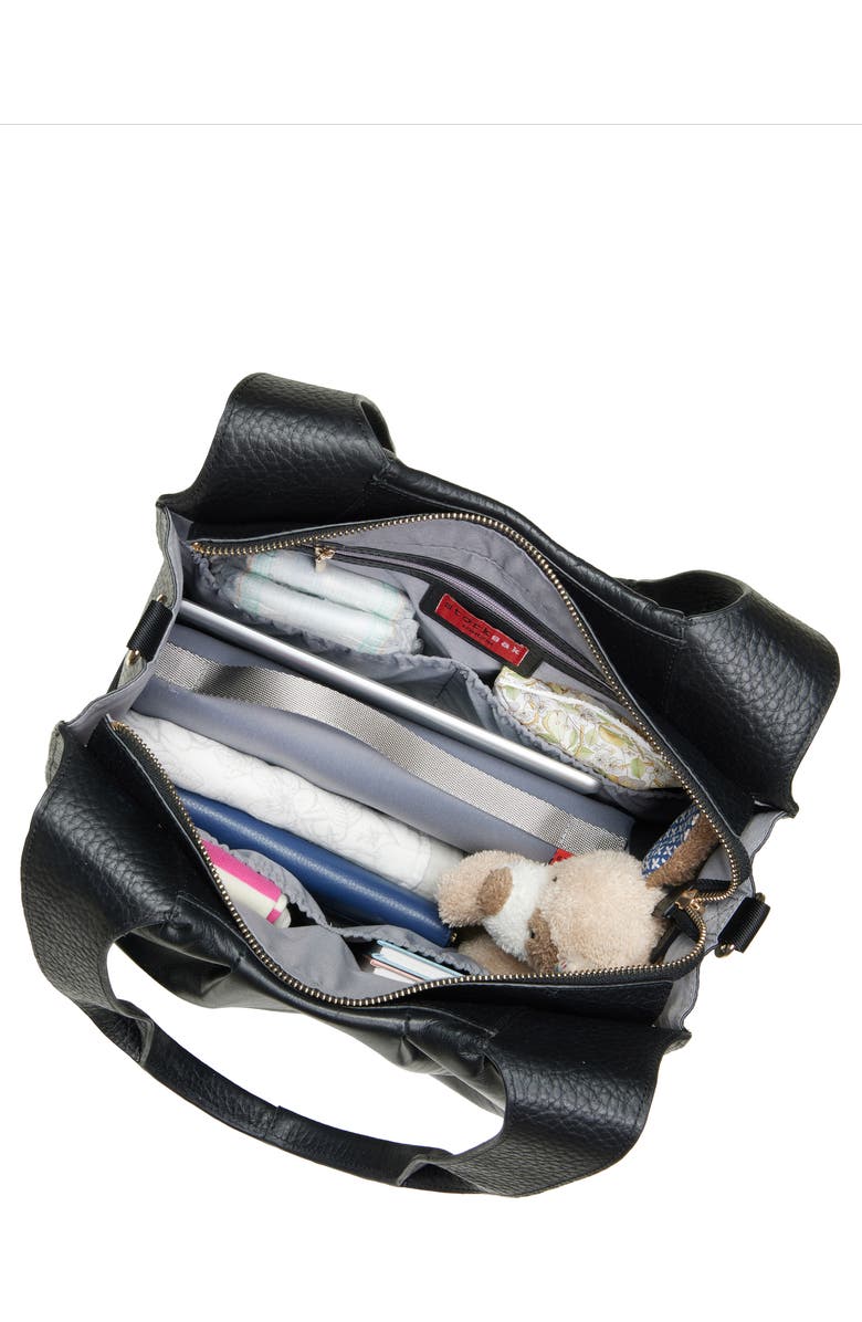 Storksak Kaia Leather Convertible Diaper Bag, Alternate, color,