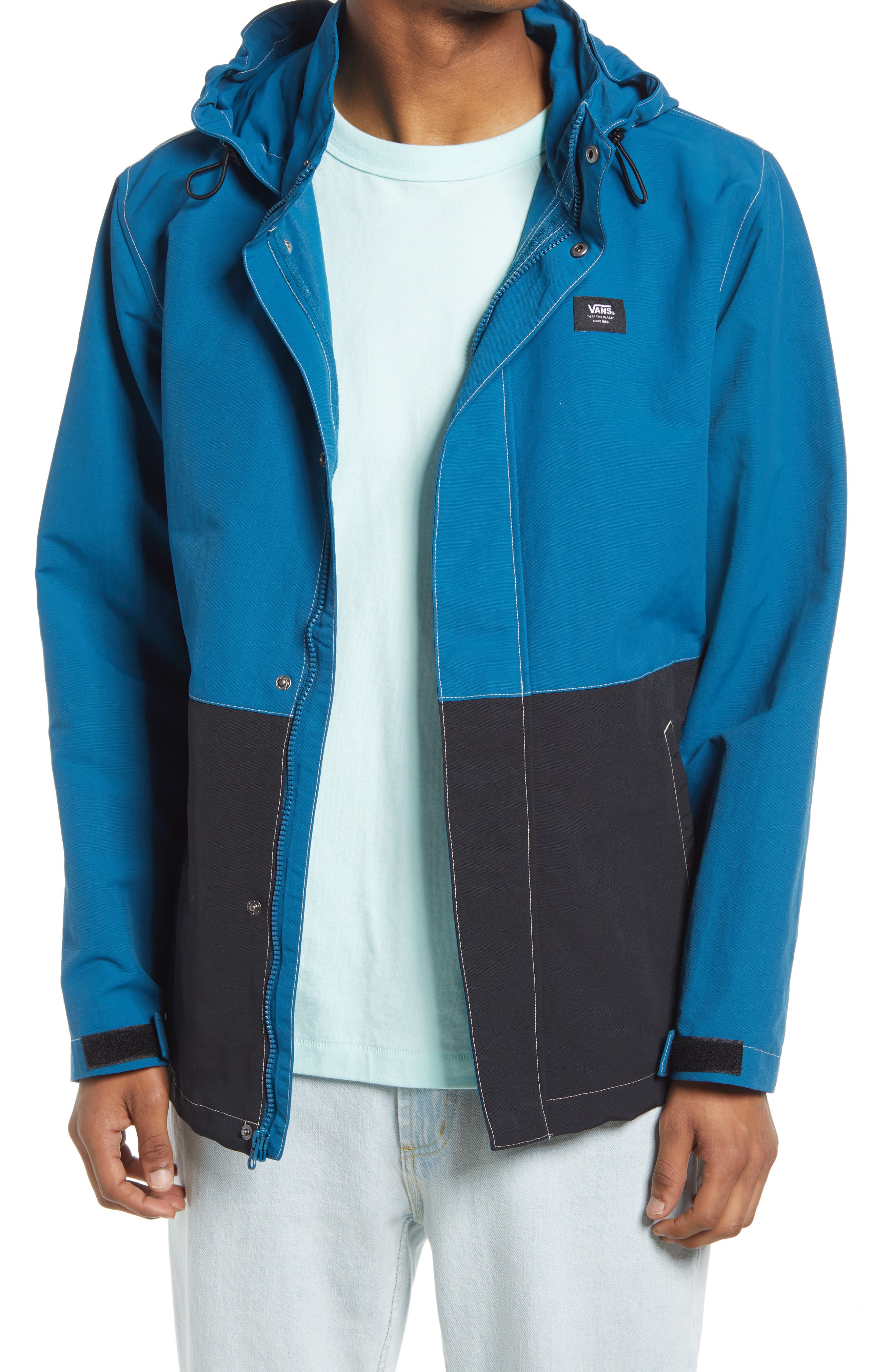 Vans Daleside Colorblock Hooded Windbreaker (Men) | Nordstrom