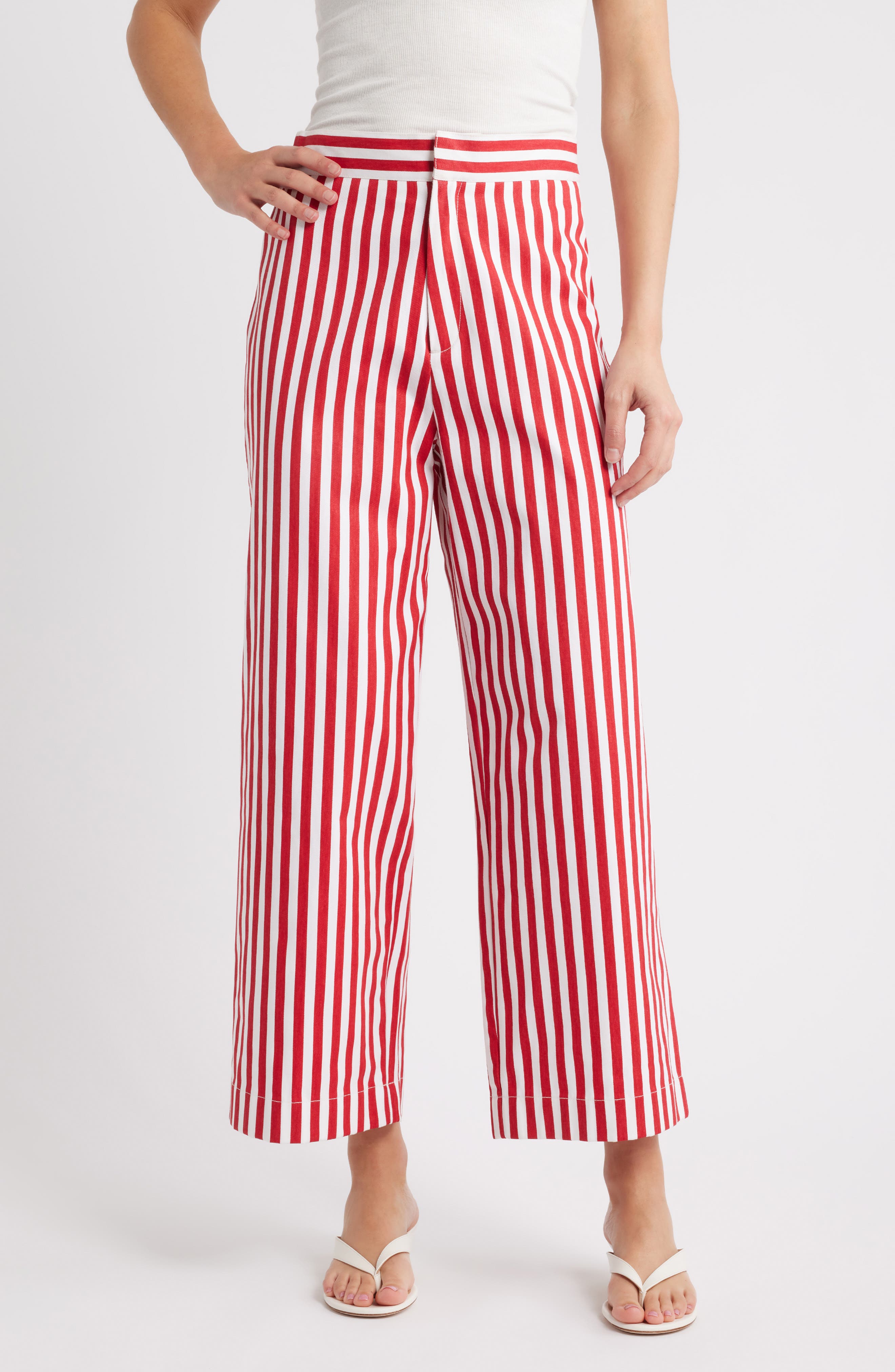 Keller Stripe Wide Leg Pants