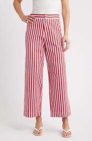 French Connection Keller Stripe Wide Leg Pants