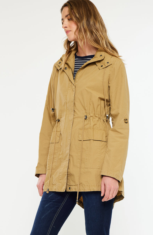 Kancan Tarsier Utility Parka Jacket In Yellow