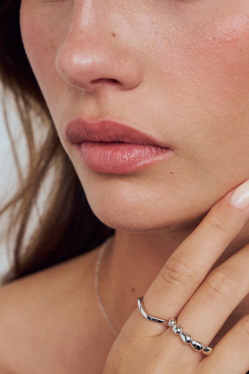 Sif Jakobs Jewellery Ring Goccia Piccolo Pianura In Metallic