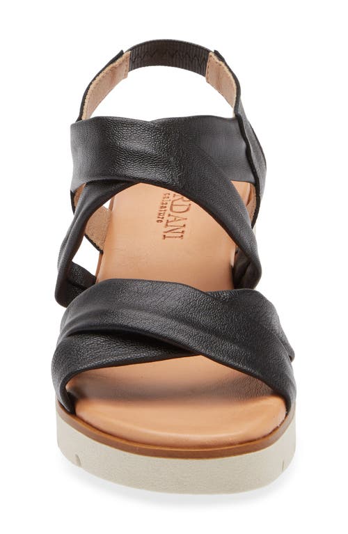 Cordani Margo Wedge Sandal In Black