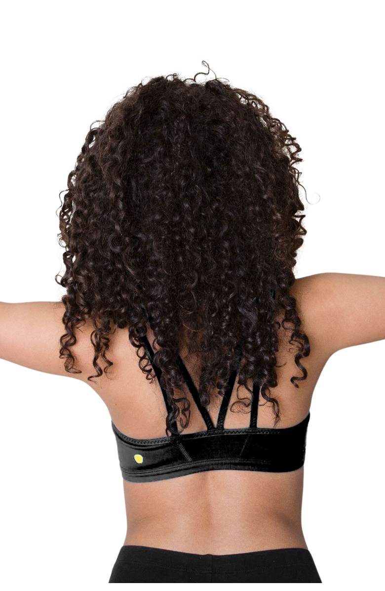 Yellowberry Luna Strappy Bra, Alternate, color, Starry Night