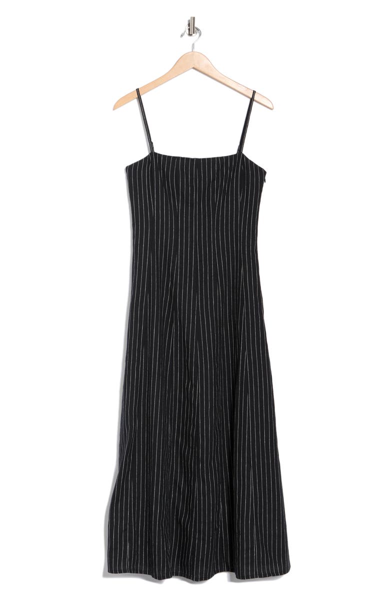 Bianca Pinstripe Midi Dress