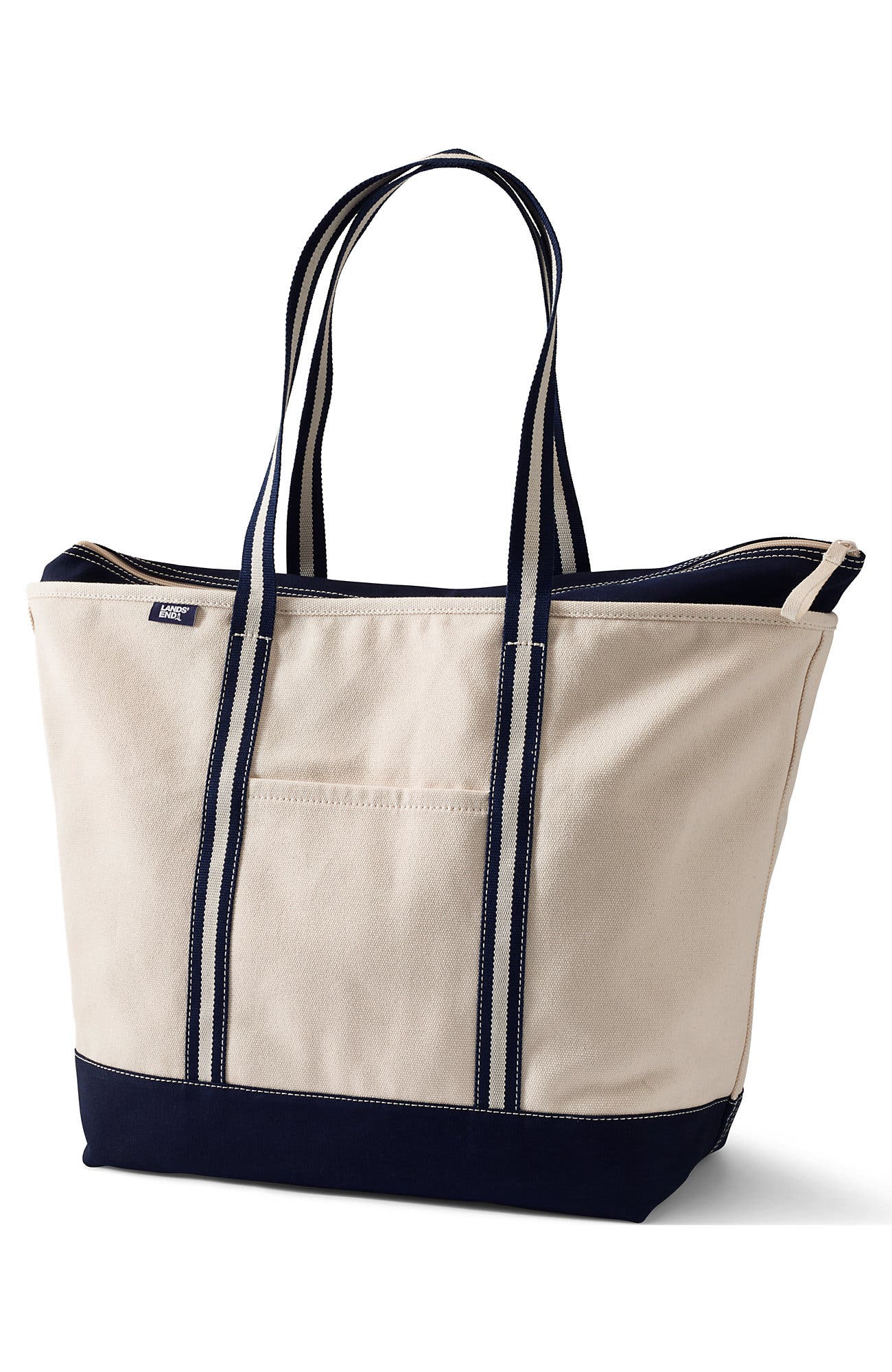 Natural/Navy Stripe