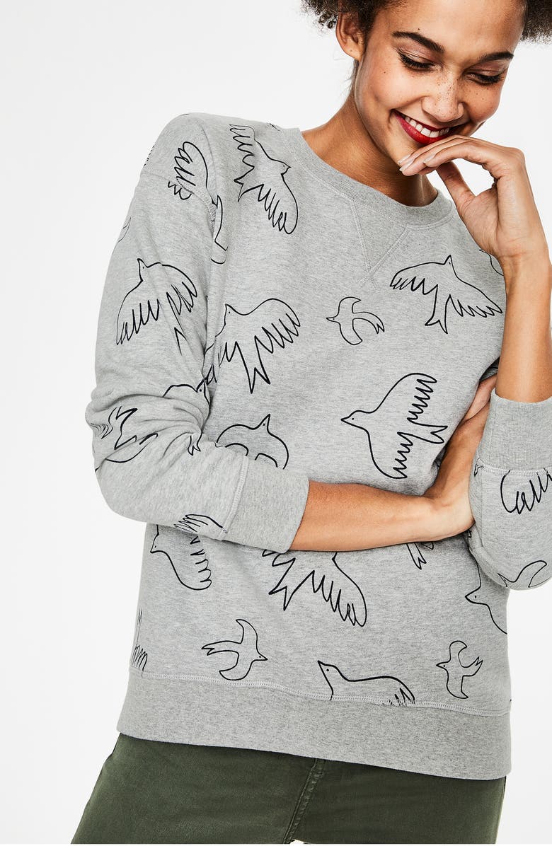 Boden Arabella Drop Shoulder Sweatshirt, Alternate, color,