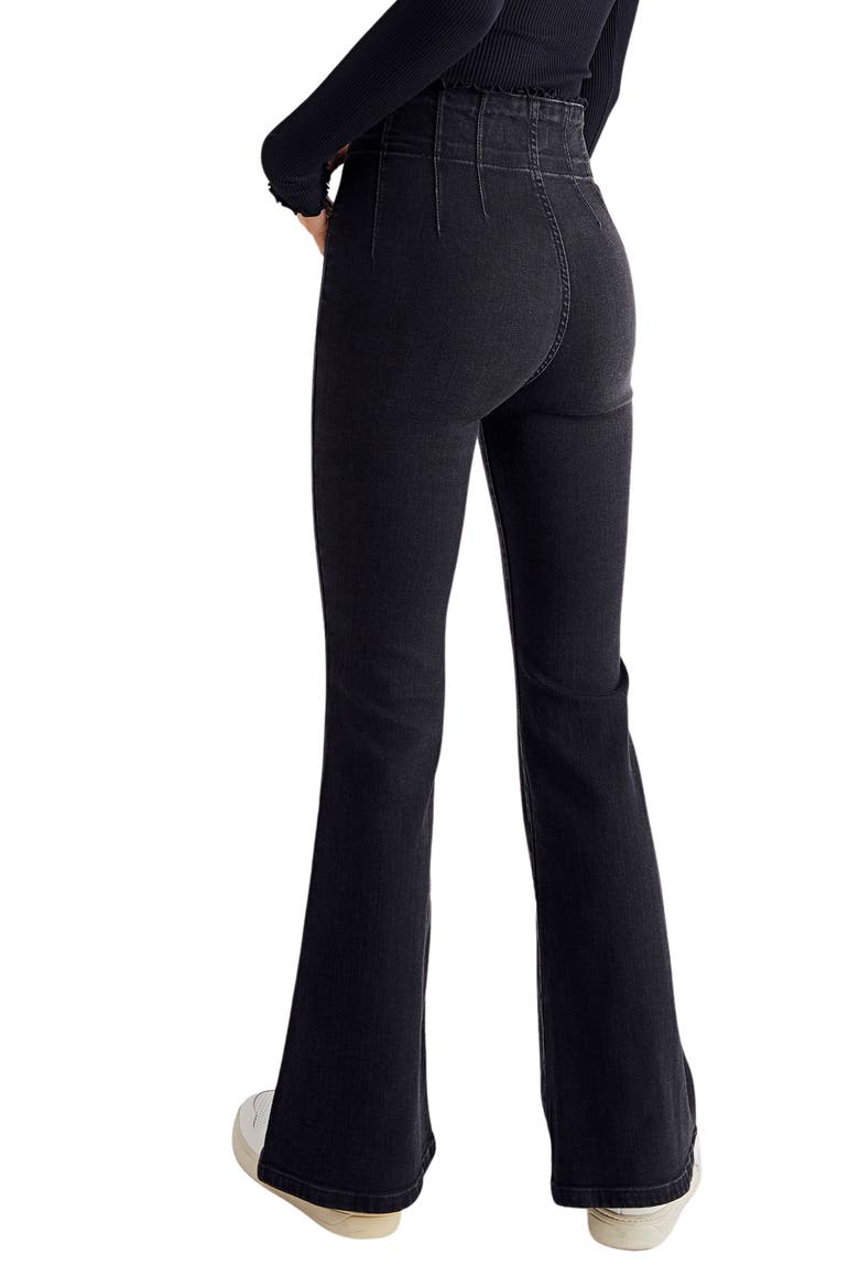 We the Free Jayde Flare Jeans, Alternate, color, ONYX