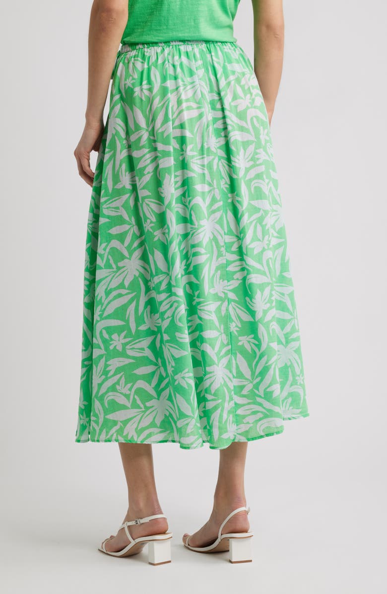 Caslon<sup>®</sup> Wrap Skirt, Alternate, color, Green- Blue Hattie Floral
