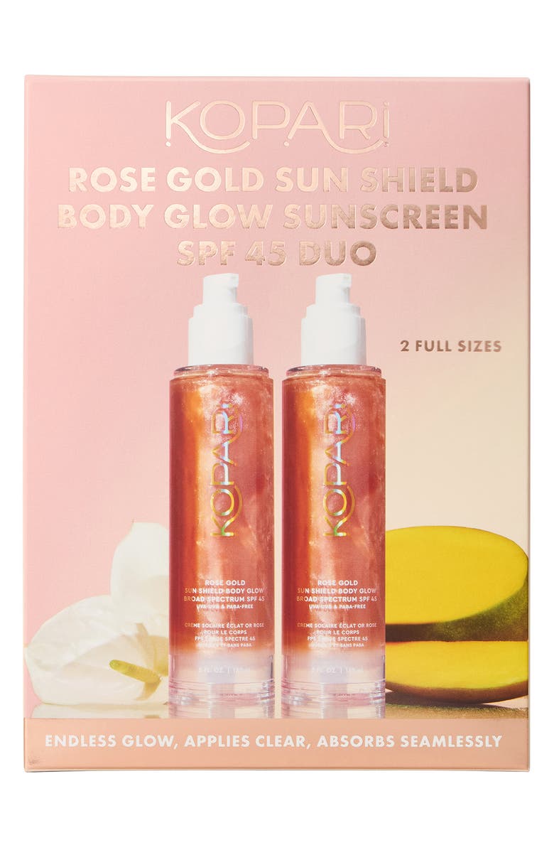 Rose Gold Sun Shield SPF 45 Duo $84 Value