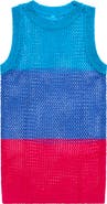 Beach Lingo Kids' Colorblock Open Stitch Cover-Up Sundress